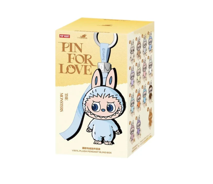 Labubu Pin For Love Vinyl Plush (1 PC)