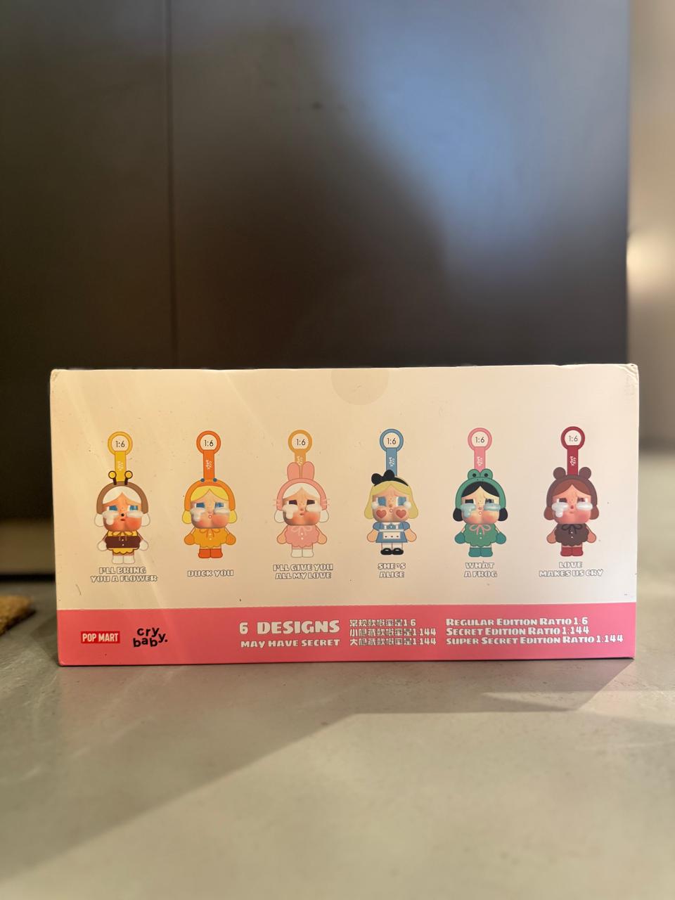 Pop mart Cry Baby Crying Again box (6 Pieces)