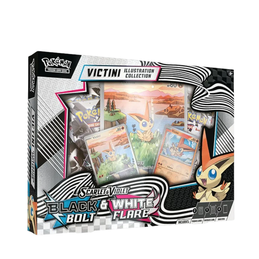Pokemon TCG Scarlet And Violet Victini Illustration Collection Black Bolt And White Flare
