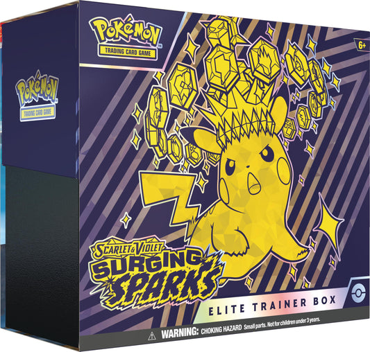 Pokemon TCG Scarlet And Violet Surging Sparks Elite Training Box