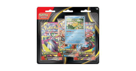 Pokemon TCG Mega Evolution 3 Pack Blister - Psyduck