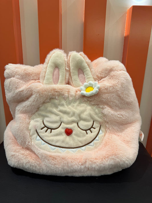 Labubu The Monster Mokoko Reversible Tote Bag Pink